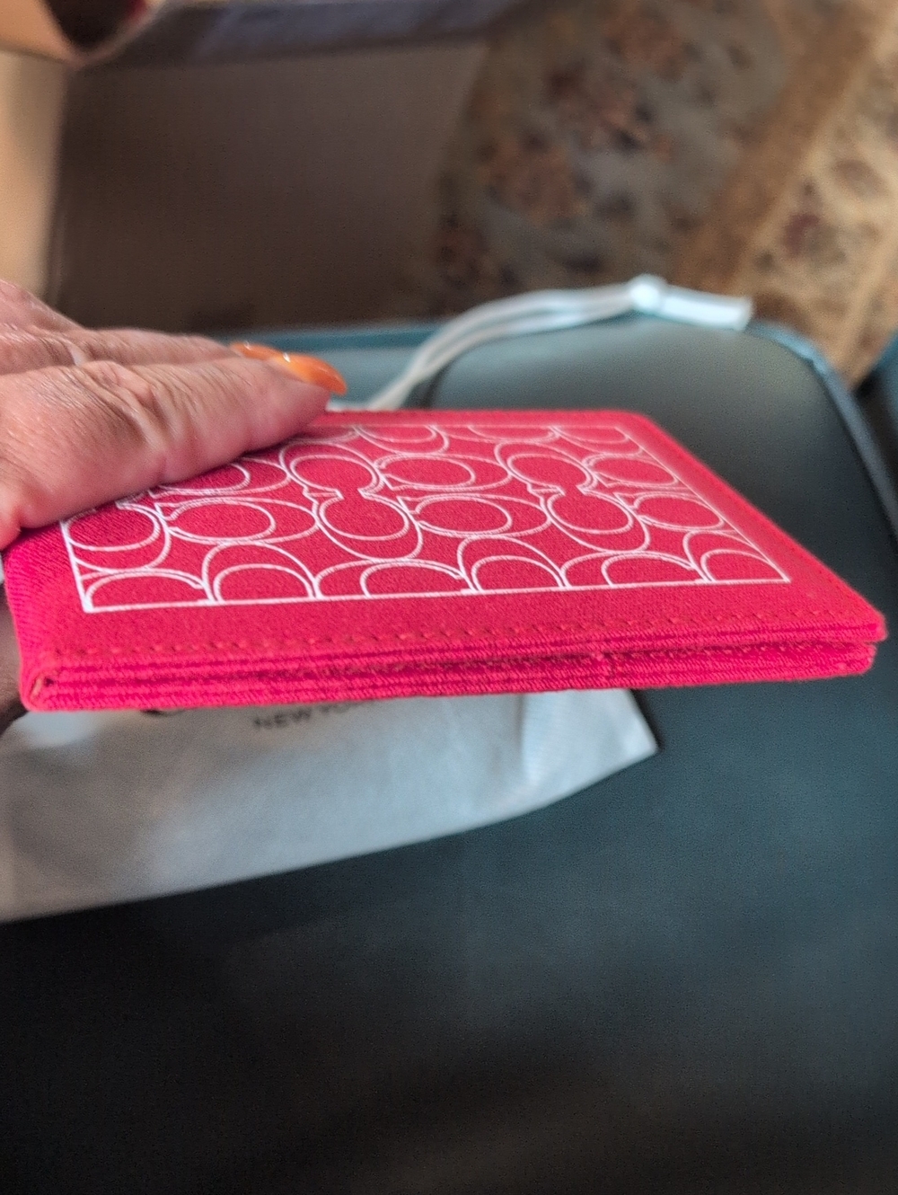 Coach Mirror With Dustbag. New - Picture 4 of 7